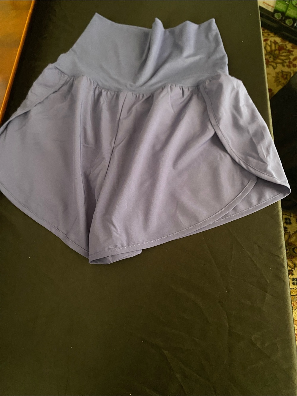Zenana Outfitters Lavender Athletic Skort Shorts